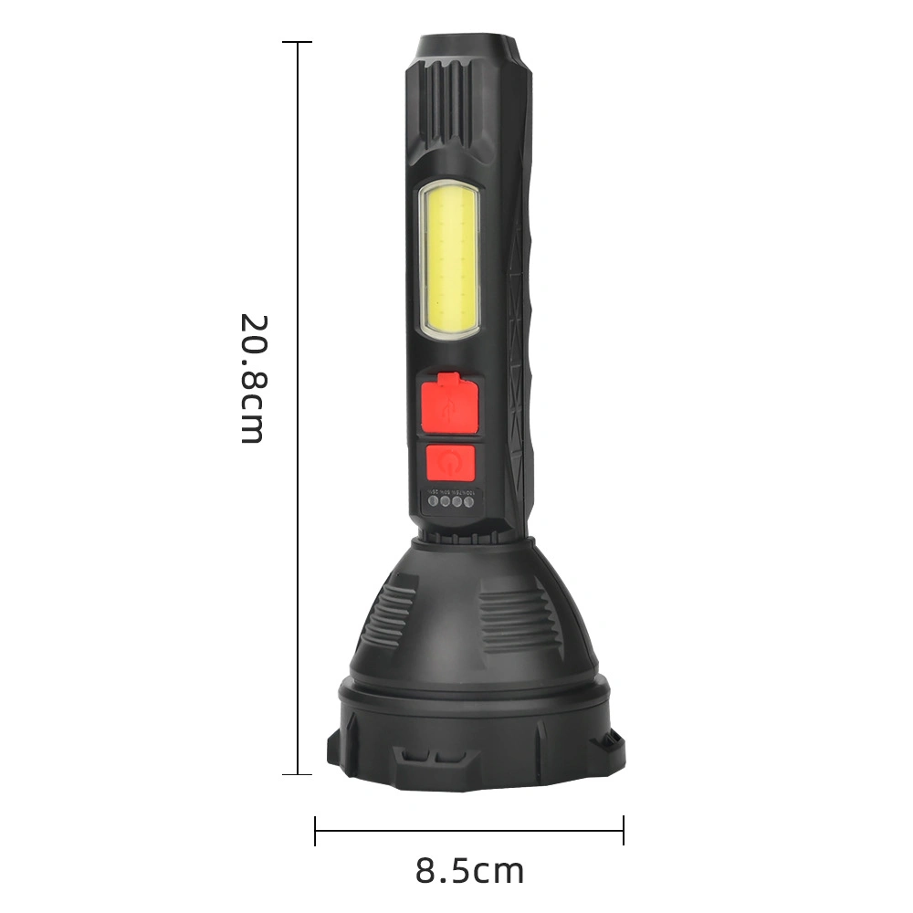 Goldmore10 Rechargeable LED Flashlights with COB Side Light Powerful Lights