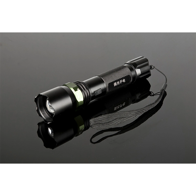 Super Bright T6 LED Torch Flashlight Camp Light Lamp Zoomable Powerful Traffic Baton Rechargeable Flashlight