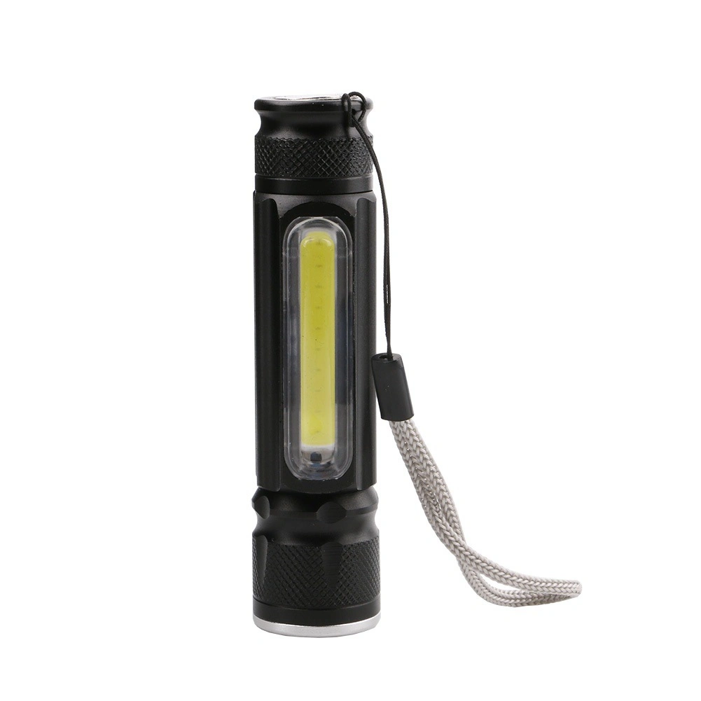 Long Lifespan Hunting Adjustable Zoomable Torch Lamp High Powerful Aluminum LED Torch Lights Magnetic Tactical Flashlights Camping Emergency COB LED Flashlight