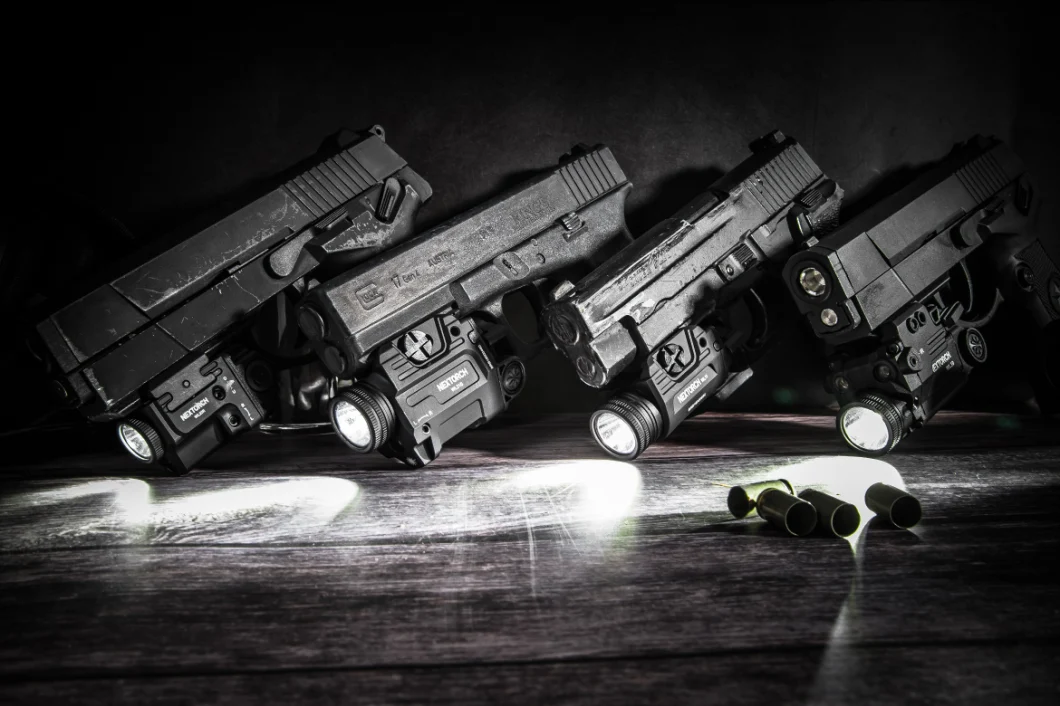 Super Bright Pistol Flashlight for Glock Mount Picatinny Mount Tactical Weapon Light Wl11
