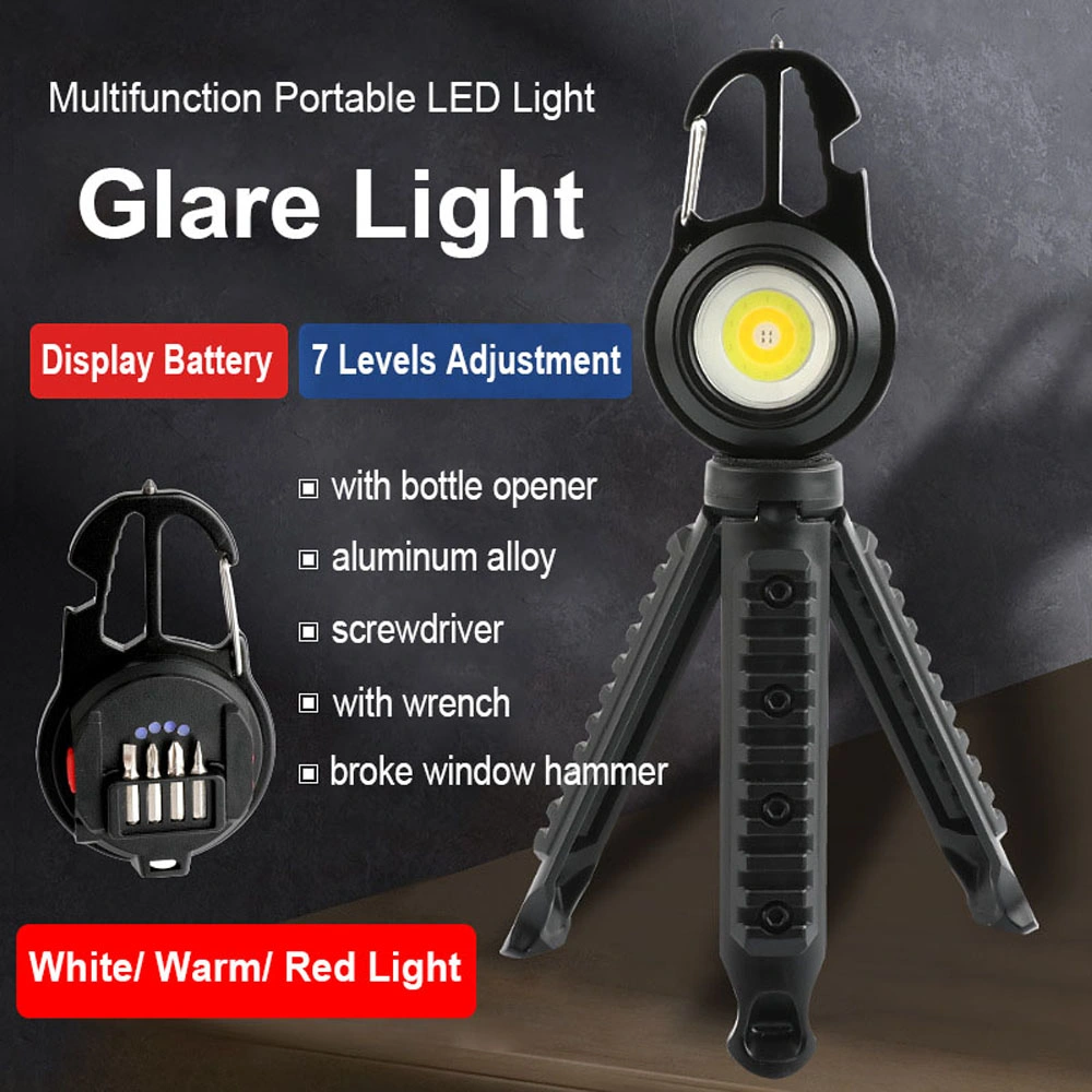 Mini Keychain Lights Highlight Emergency Outdoor Camping Flashlight
