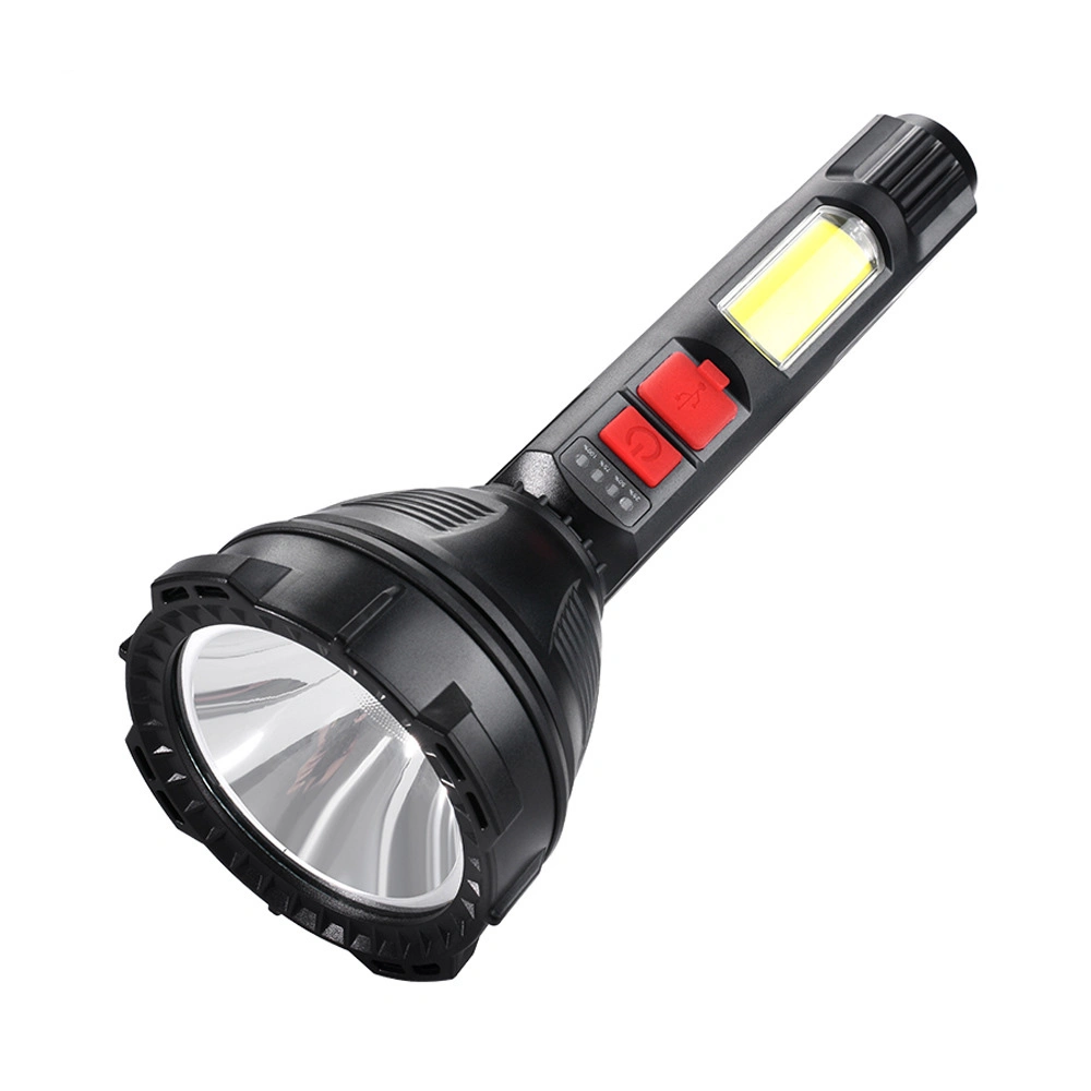 Goldmore10 Rechargeable LED Flashlights with COB Side Light Powerful Lights