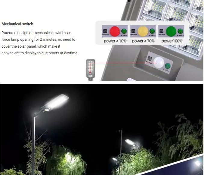 Bspro Road Lighting Sensor Motion Lights waterproof IP65 200W 300W All in One Solar LED Street Light