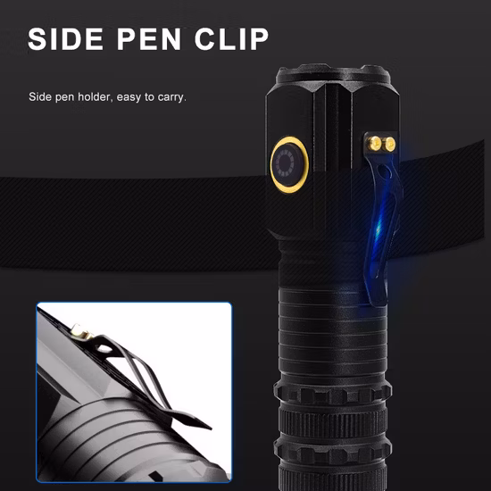 CE027A Rechargeable Portable LED Work Light LED Caution Light Flashlight