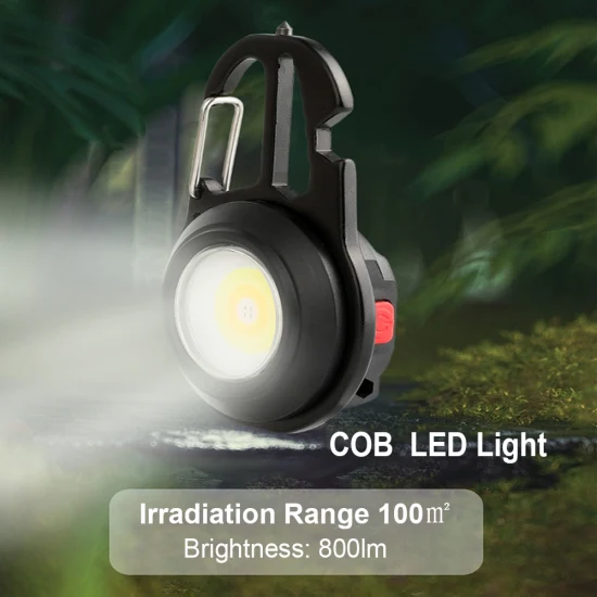 Mini Keychain Lights Highlight Emergency Outdoor Camping Flashlight