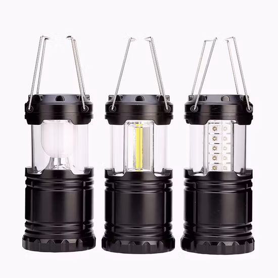 Handle Portable LED Camping Light with Hook COB Outdoor Mini Camping Lantern