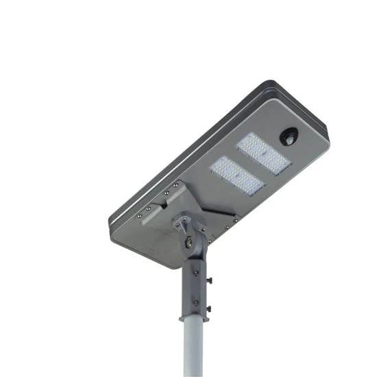 Outdoor Aluminum All in One Integrated Motion Sensor LED Solar Street Lamp Garden Light with LiFePO4 Battery