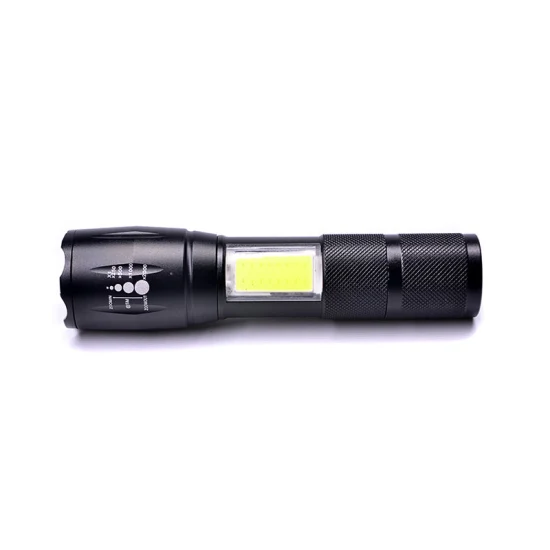 Outdoor Handheld Super Bright 3W COB LED Waterproof Tactical Flashlight